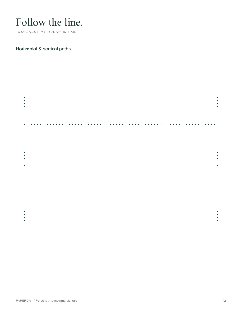 Preview of Straight-line tracing practice with geometric paths