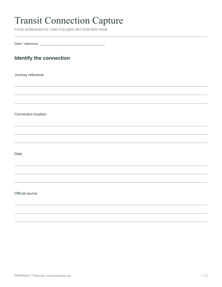 Page one of Transit Connection Capture